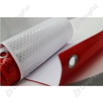 Barrier and Fence Strips - PVC Reflective Fence Panel Strip Red-White