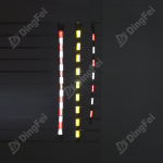 Reflective Streamers / Droppers - Custom Size High Visibility Reflective Tube For Mining Area