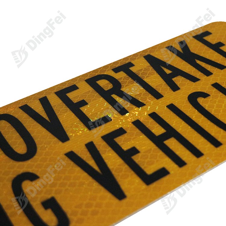 High Intensity Reflective Rear Marking Plate For Heavy Vehicles ...
