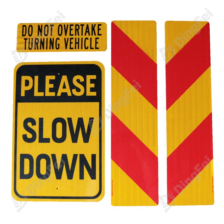 High Intensity Reflective Rear Marking Plate For Heavy Vehicles ...