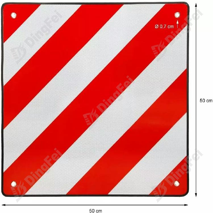 Aluminium Reflective Rear Warning Plate For Spain And Italy | Prismatic ...
