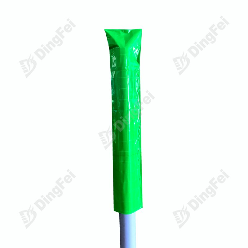 Green Reflective Picket Pockets For PVC Picket | Prismatic reflective ...