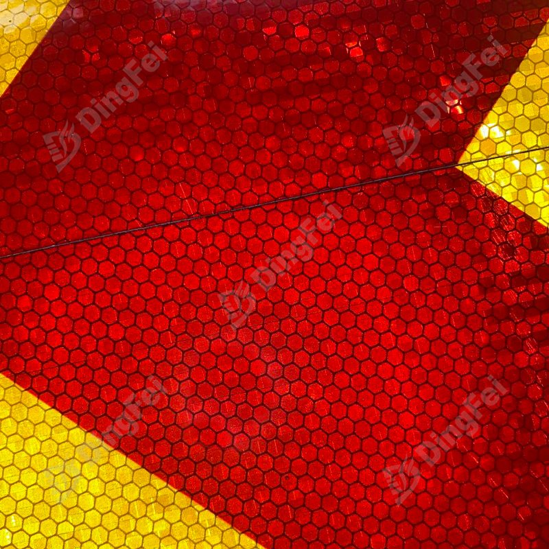 Category 41B Reflective Rear Marking Plate | Prismatic reflective film ...