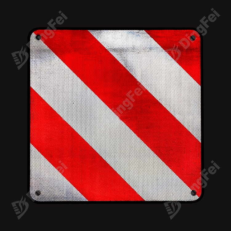 2 In 1 Red White Rear Warning Sign | Prismatic reflective film, PVC ...