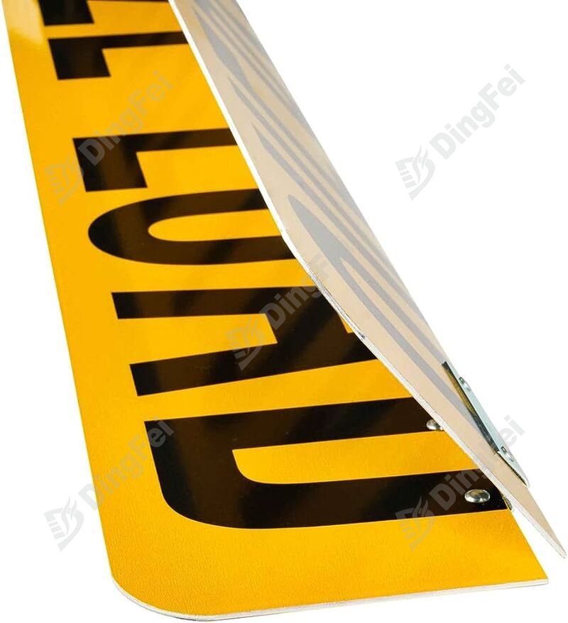 Reflective Oversize Hinged Metal Signs | Prismatic reflective film, PVC ...