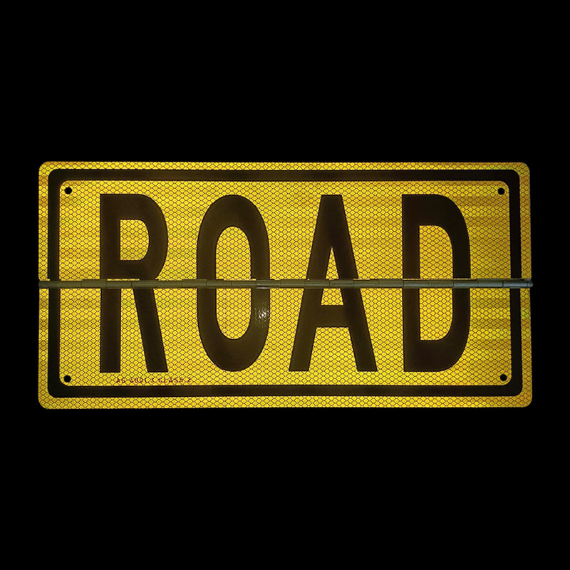 Long Vehicle & Road Train Reflective Aluminum Hinged Sign Plate ...