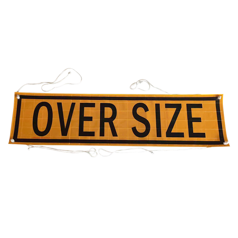 High Intensity Vinyl Reflective Oversize Vehicle Roll Up Banner ...
