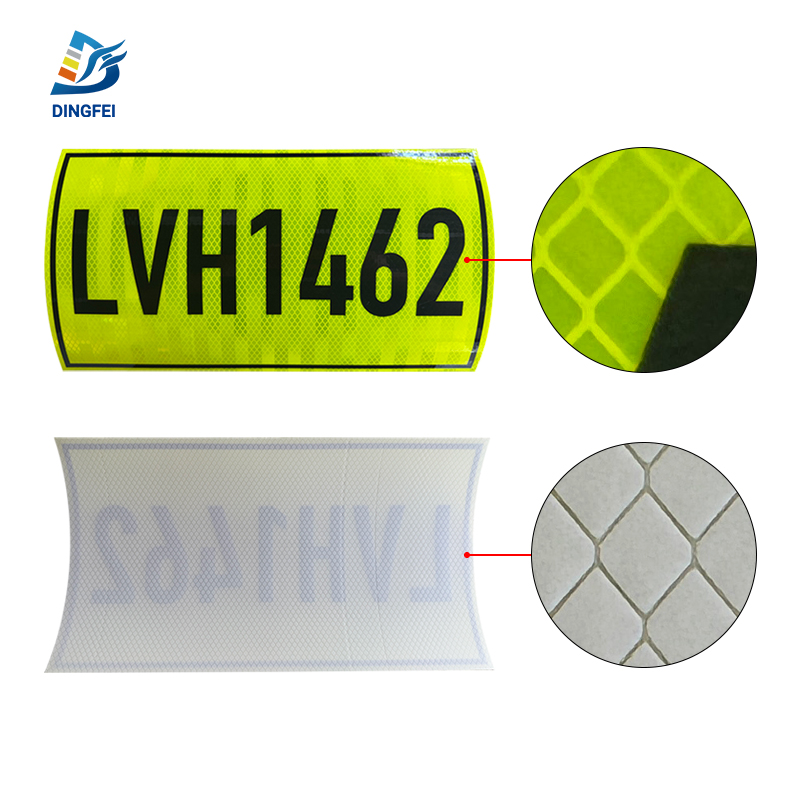 Mine Reflective Vehicle ID Decal Stickers - 