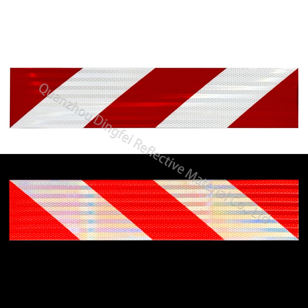 Reflective DIN 30710 Tape Safety Marking Sticker | Prismatic reflective ...